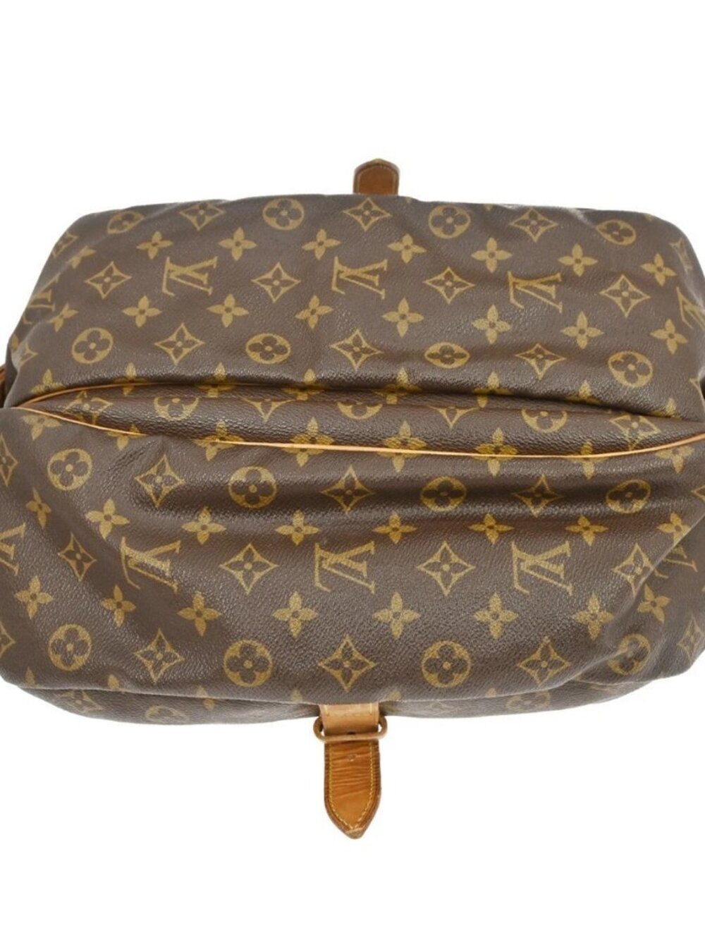 LOUIS VUITTON SAUMUR 35 SHOULDER BAG MONOGRAM M42254 AR0941 YQ06509 - Picture 3 of 13